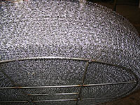 Detail-Rolled-Wire-Mesh-Pad-with-Lightweight-Bottom-Grid